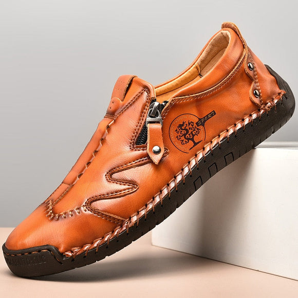 New Men's Fashion Handmade Flats Casual Shoes