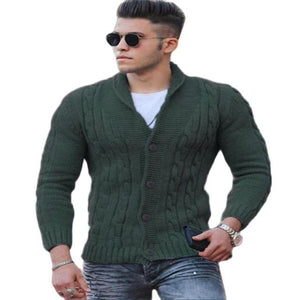 Men Long Sleeve Slim Knit Sweater