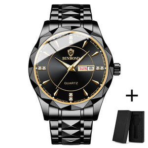 Men Waterproof Stainless Steel Wristwatch