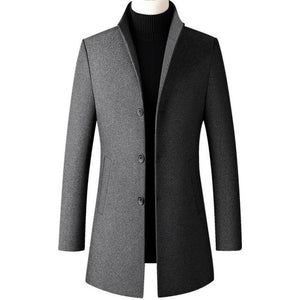 Fashion Men's Jacket Trench Coat 5XL