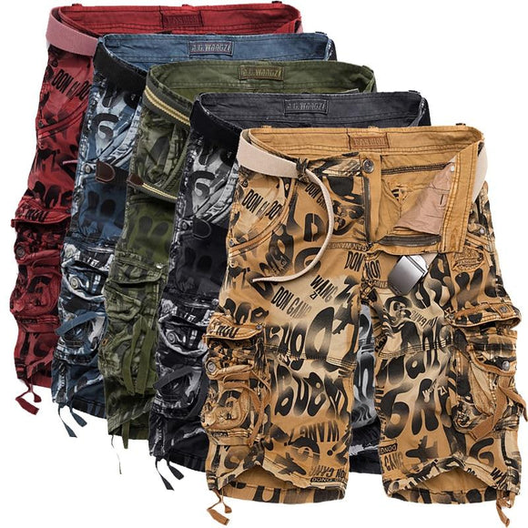 Men Summer Fashion Camouflage Shorts Plus Size 29-42