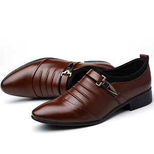 Men Classic Slip on Dress Shoes