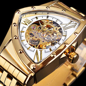 Luxury Triangle Skeleton Mechanical Watch