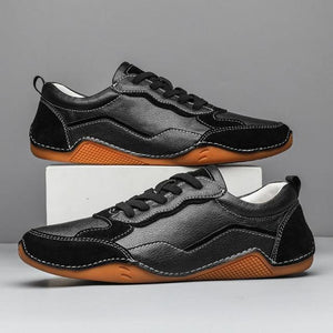 Fashion Men Split Leather Casual Shoes