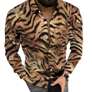 New Men's Leopard Shirt