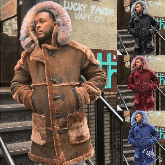 Winter Men Faux Fur Coat