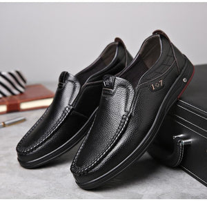 Men's Casual Leather Shoes with Soft Sole