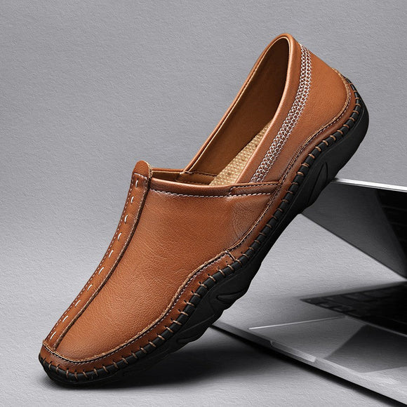 Fashion Leather Mens Moccasin Shoes