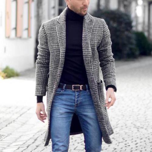 Men's Fashion Boutique Wool Coat
