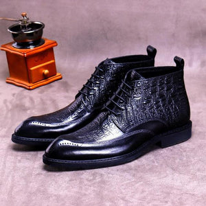 Italian Design Genuine Leather Boots