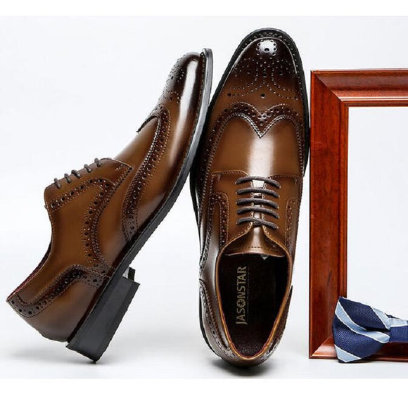 Italian Style Genuine Leather Oxford Shoes