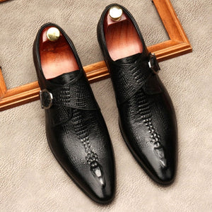 Italian Style Hasp Genuine Leather Shoes