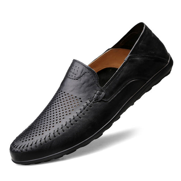 Leather Soft Mens Driving Shoes