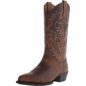 Mens Embroidered Western Cowboy Boots