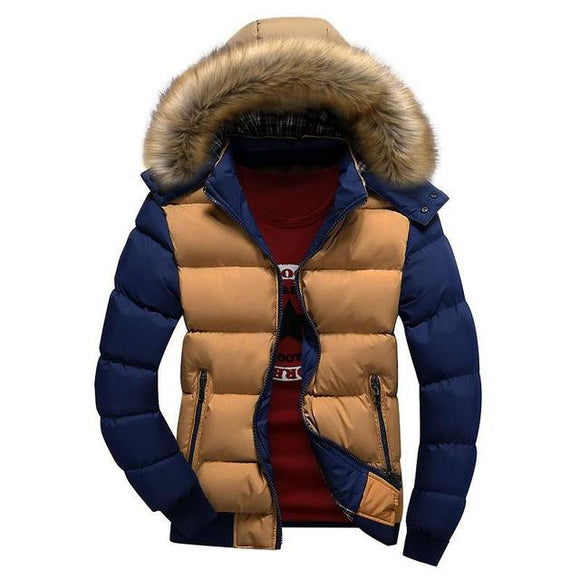 Men Winter Casual Hooded Coat