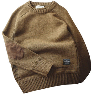 Men Casual Thick Wool Knitted Sweater
