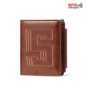 Men New Design Dollar Leather Wallet