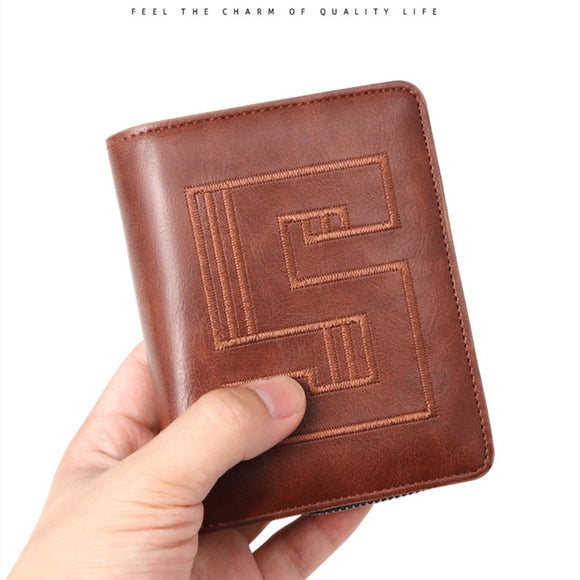 Men New Design Dollar Leather Wallet