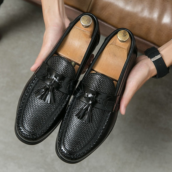 Men Vintage Style Leather Dress Shoes