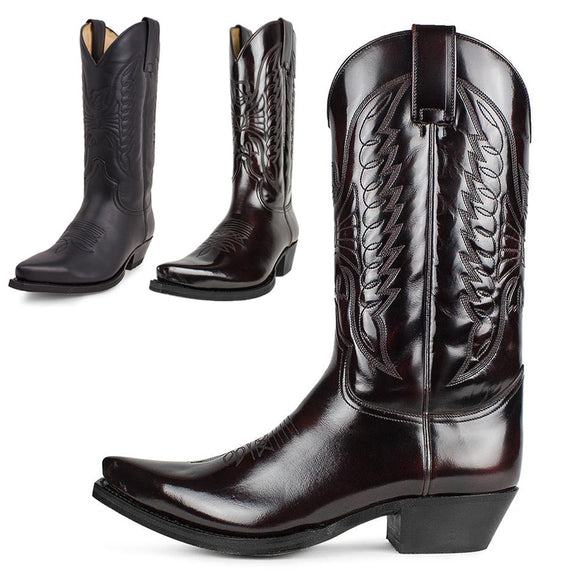 Men Western Cowboy Boots