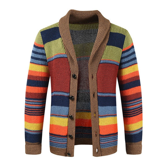 Men Knitted Cardigan Sweater