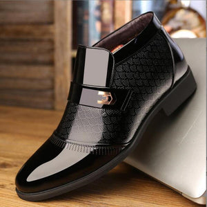 Men Classic Patent Leather Business Boots