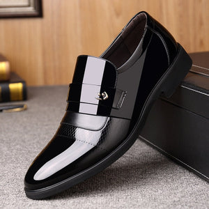 Lnvisible Inside Heighten Men's Classic Leather Dress Shoes