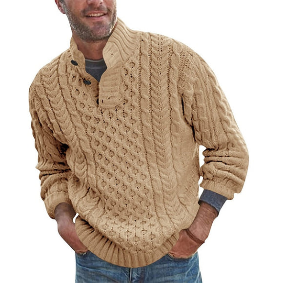 Men Winter Leisure Knitted Sweater