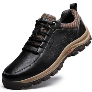 Men Genuine Leather Safety Orthopedic Shoes