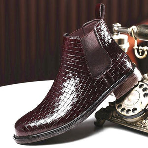 Men's Fashion Leather Ankle Boots