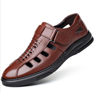 Men's Genuine Leather Busines Sandals