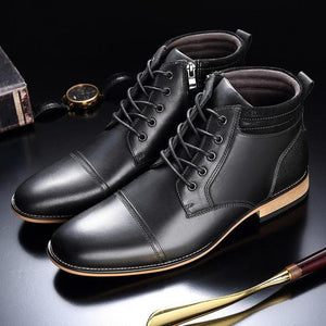Men's Lace-up Handmade Boots