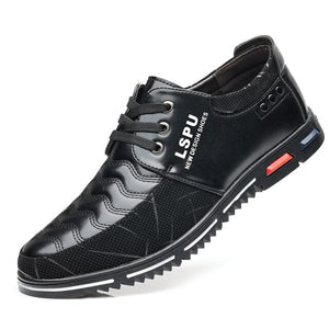 Fashion Men's Leather Causal Driving Shoes