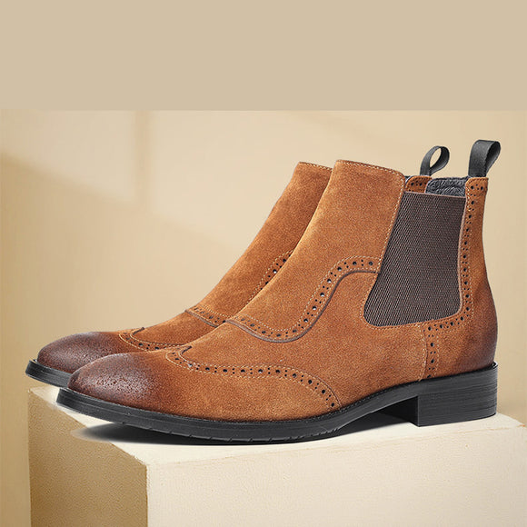 New Leather Elegant Chelsea Boots