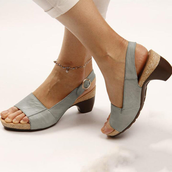 Fashion Women Buckle Casual Sandals