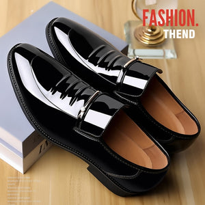 Men Casual Point Toe Leather Shoes