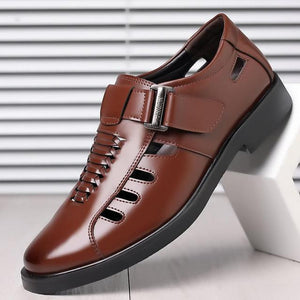 New Genuine Leather Men's Comfy Sandals