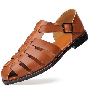 Genuine Leather Mens Dress Sandals