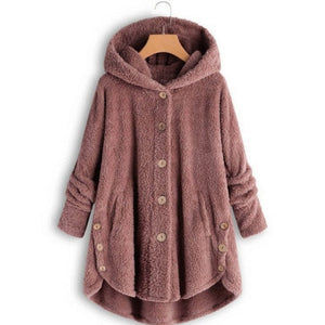 Winter Women Fleece Hoodies Coat