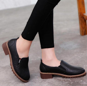 Women's Casual Leather Loafers Shoes