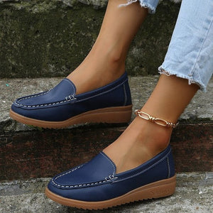 Genuine Leather Women Loafers